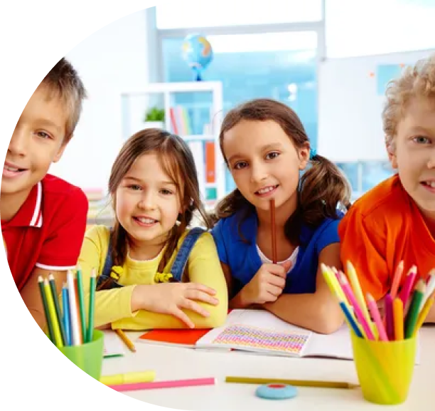 Children in a classroom with adequate resources - Private tutor